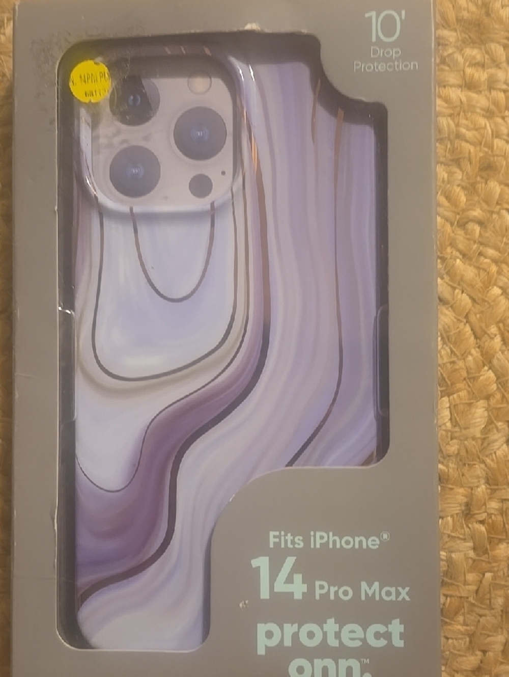 Protective Purple Swirl Case for iPhone 14 Pro Max - Protect+